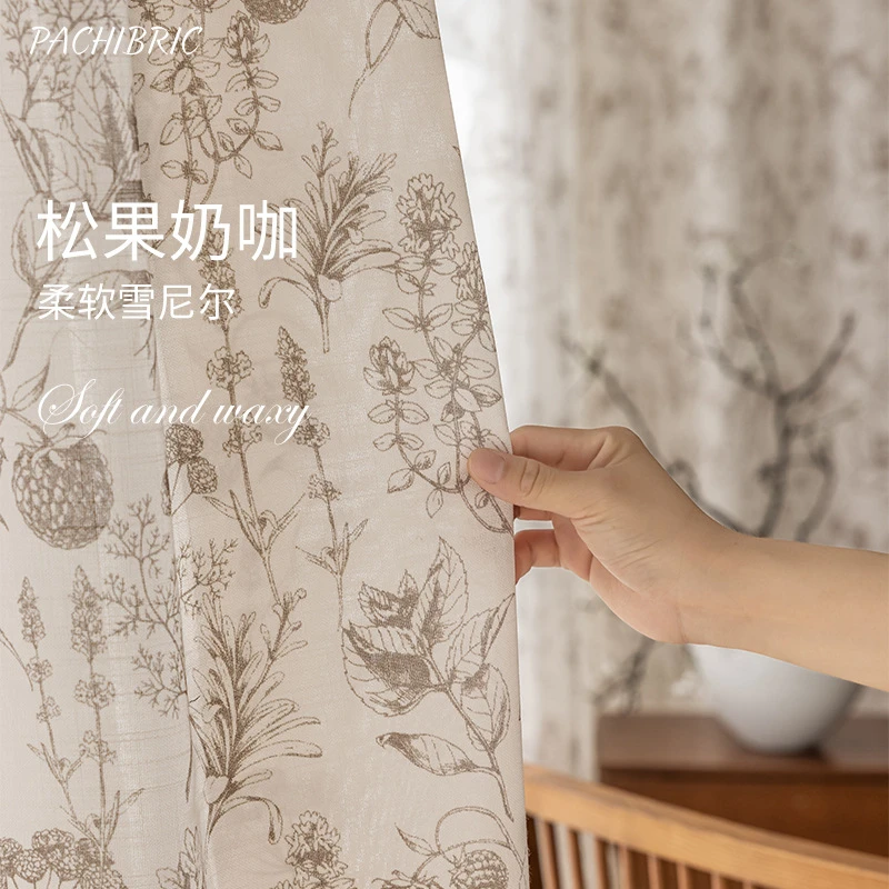 Home Fragrance In French - French Elegant Curtains for Bedrooms Living