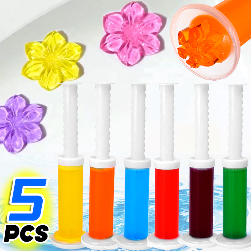 Gel Air Freshener - 1/5Pcs Needle Detergent Toilet Freshener Gel