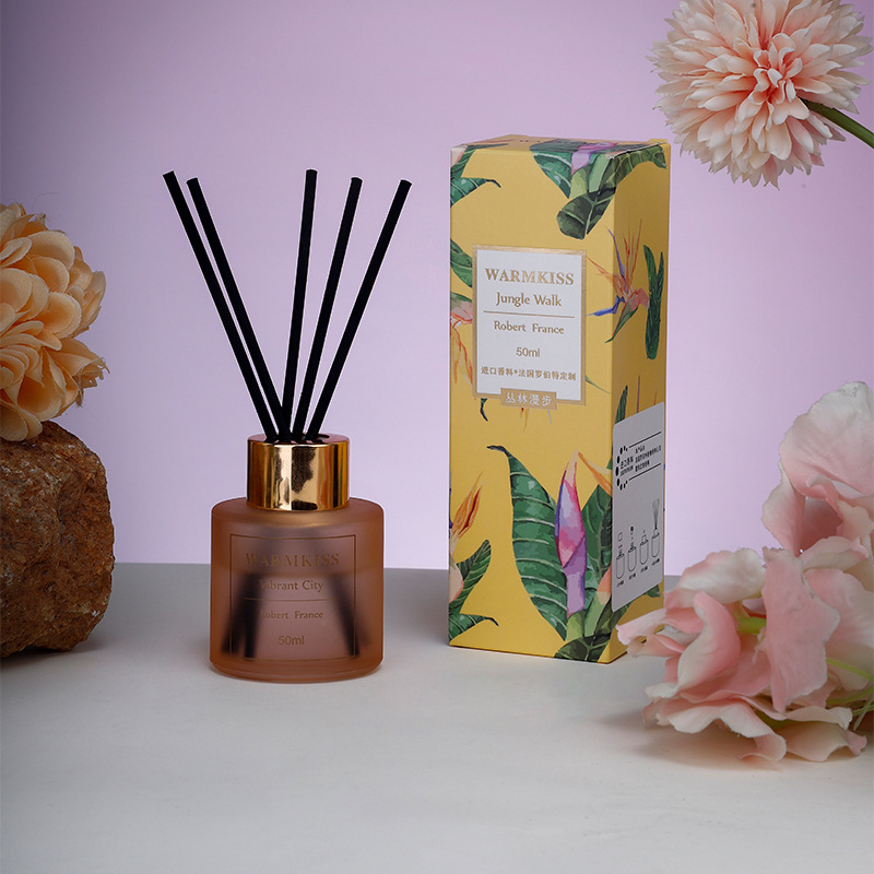 Home Fragrance Aroma Set - 50ml Rattan Stick Reed Diffuser Odor