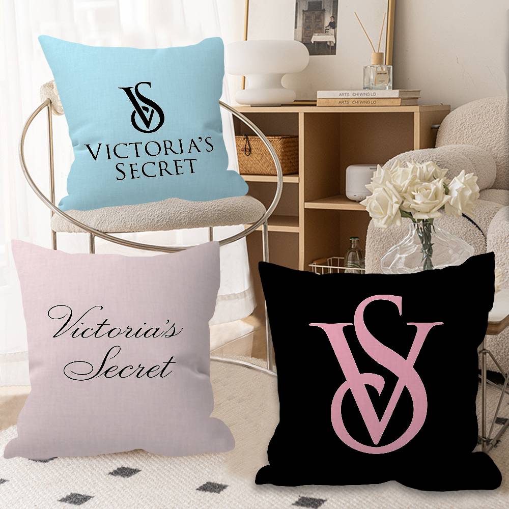 Home Fragrance Victoria Secret - V-Victorias-Fashion-S-Secret Pillow Covers Cartoon Sofa Decorative