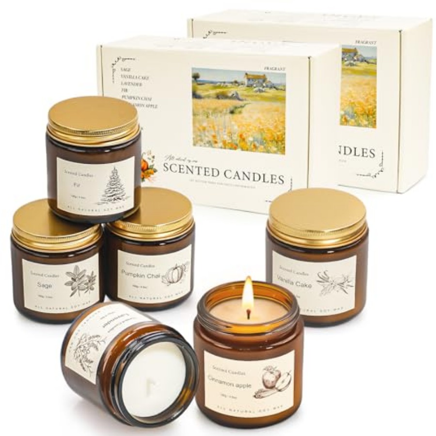 Home Fragrance Set Gift - Scented Candles Gift Set for Home