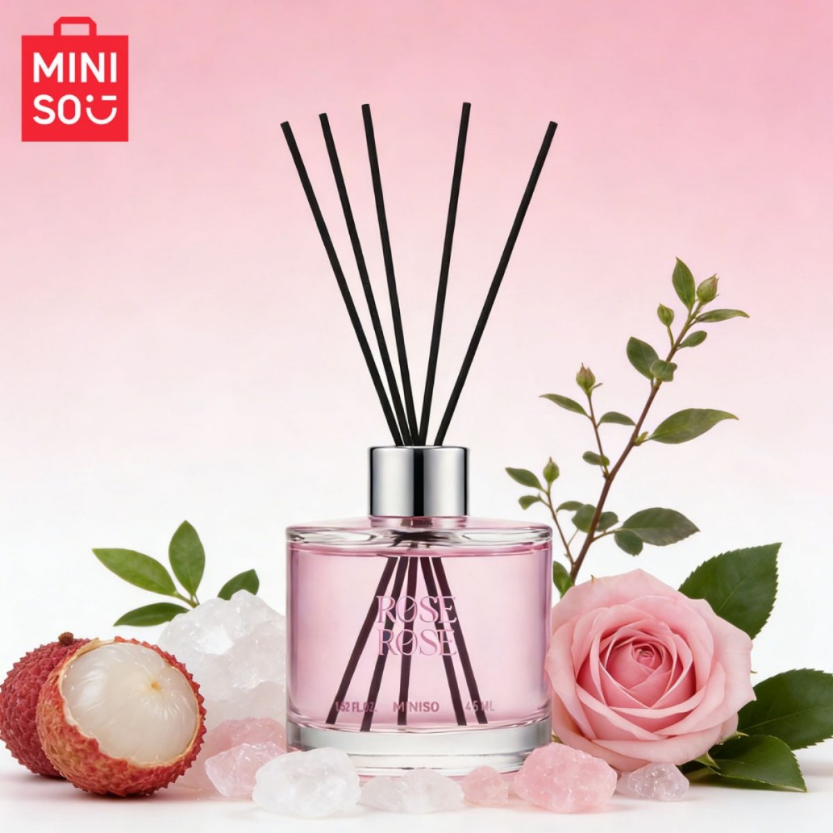 Home Fragrance Aroma Set - MINISO Flower Fragrance Series No Fire