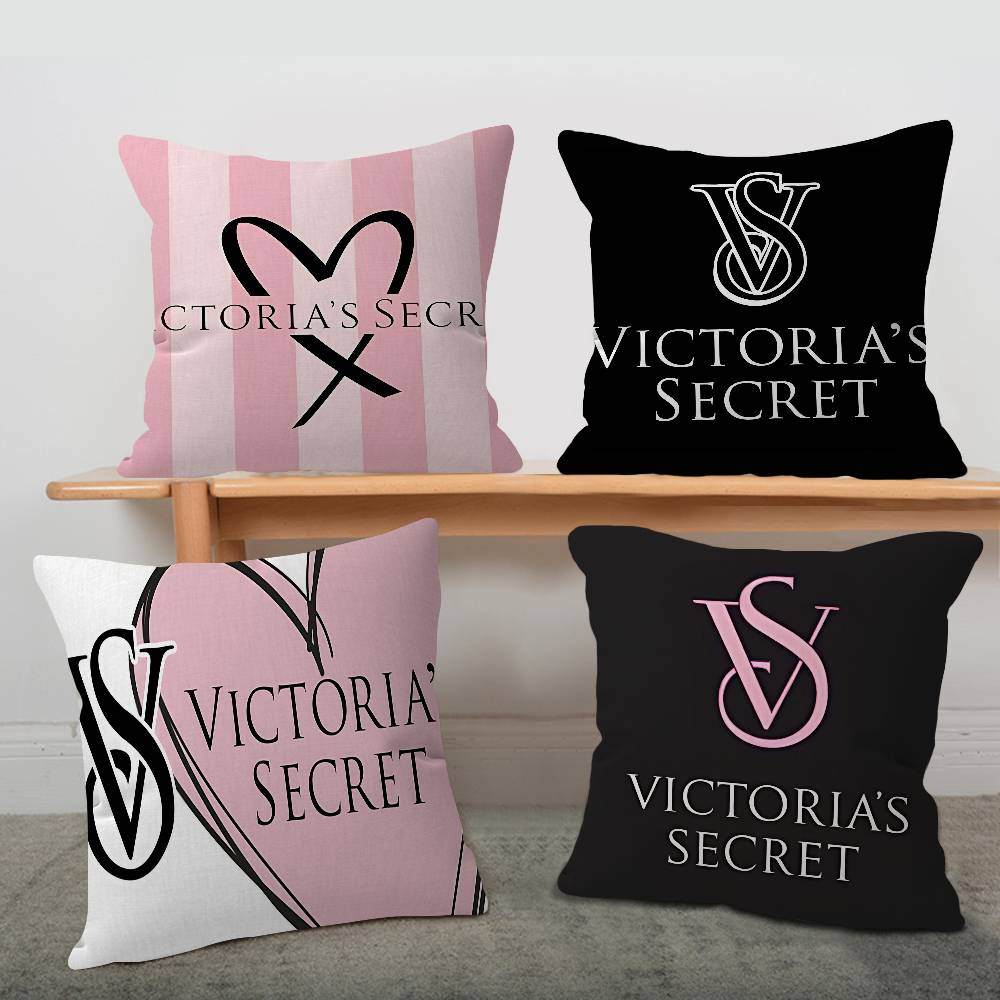 Home Fragrance Victoria Secret - V-Victorias-Fashion-S-Secret Cushion Cover Decorative Pillow Sofa