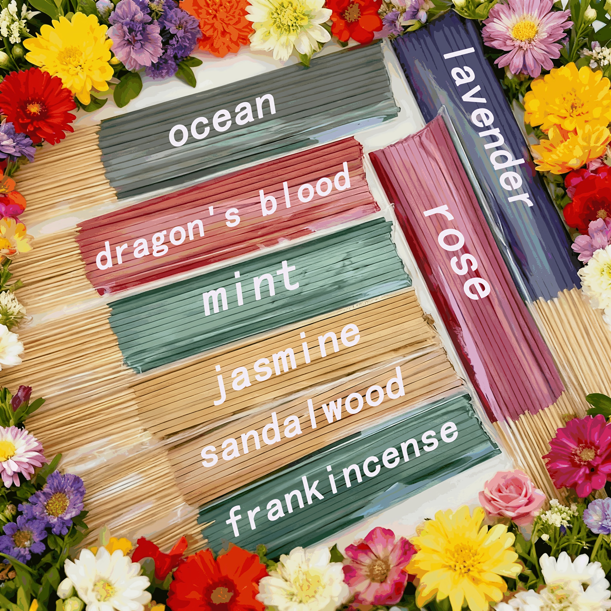 8 Sets of Incense Sticks - 160 - Home Fragrance White Jasmine ulasan dan harga