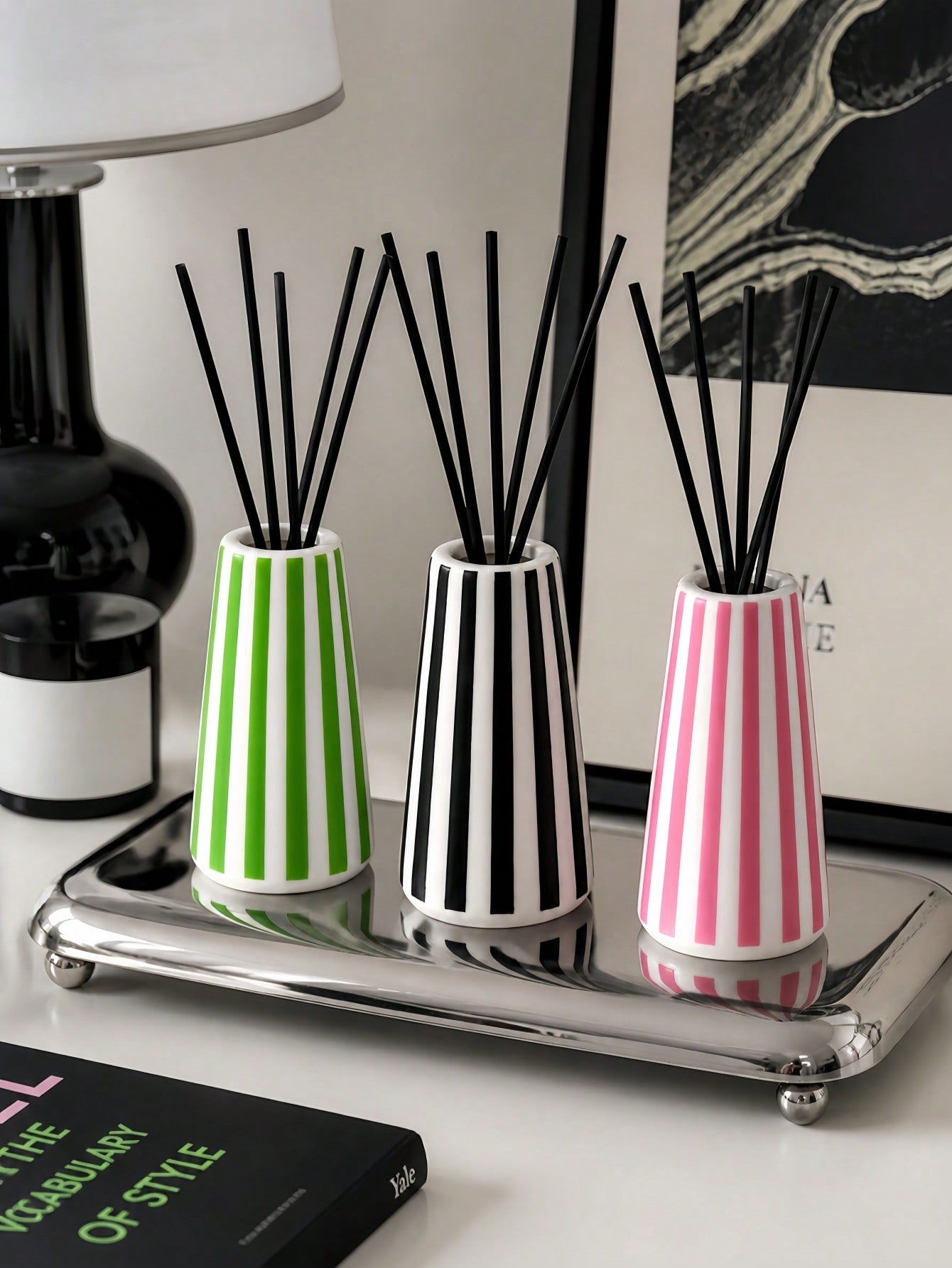 1pc Nordic Minimalist Striped  - Home Fragrance Diffuser Sticks ulasan dan harga