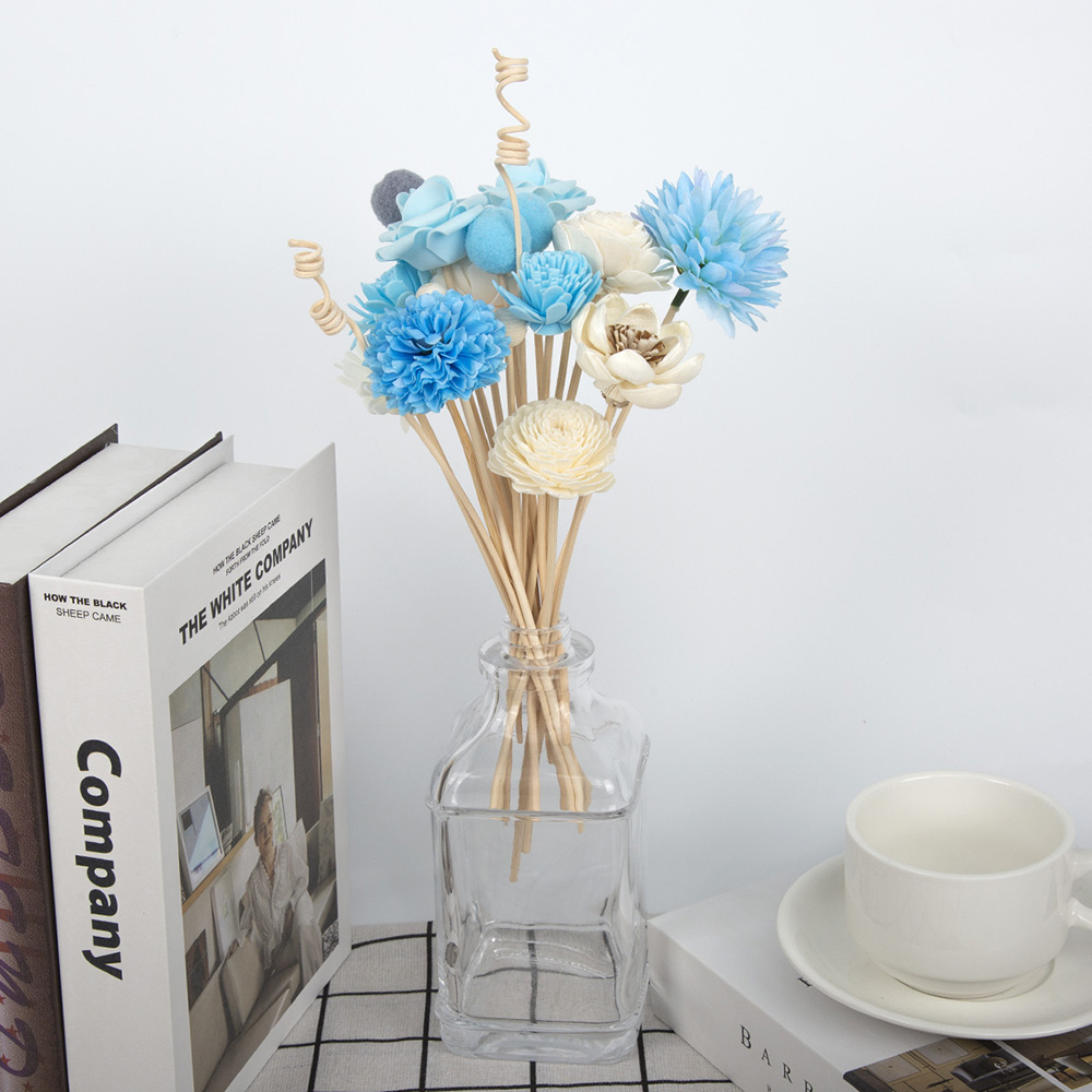 19pcs Bule Artificial Flower R - Home Fragrance Diffuser Sticks ulasan dan harga