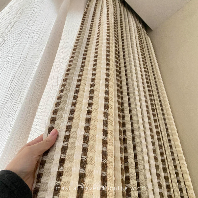 Brown Striped French Retro Cur - Home Fragrance In French ulasan dan harga