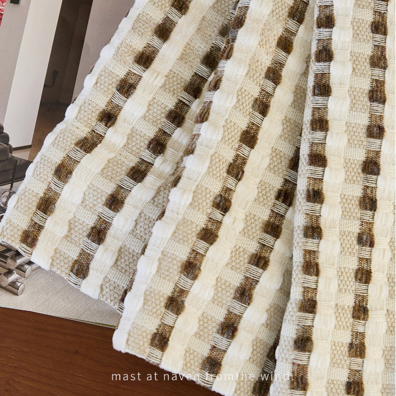 Brown Striped French Retro Cur - Home Fragrance In French ulasan dan harga