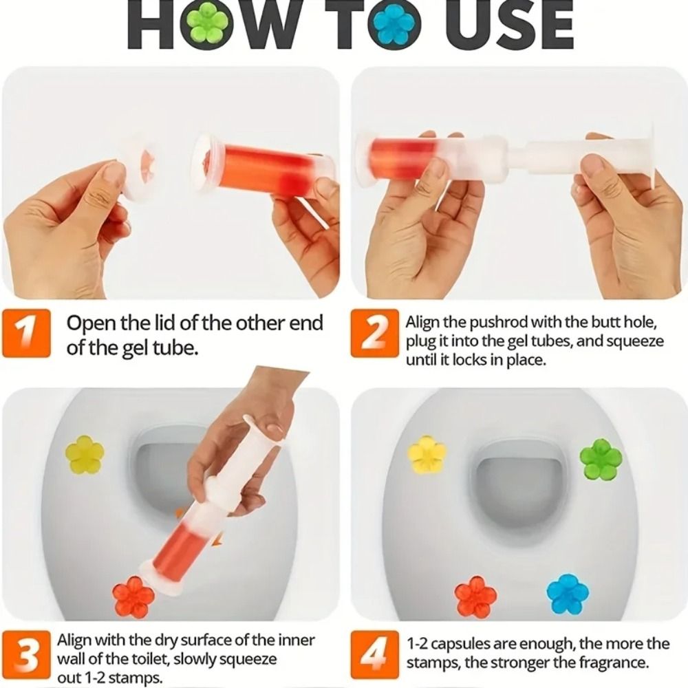 2024 Aroma Flower Toilet Clean - Gel Air Freshener ulasan dan harga