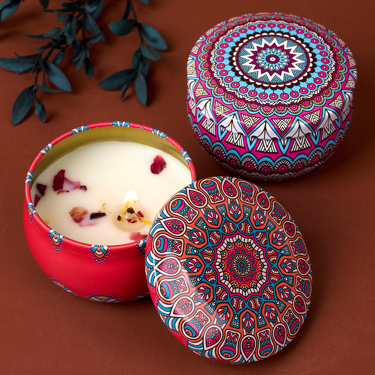4PCS/Set Scented Candle Box Vi - Home Fragrance Set Gift ulasan dan harga