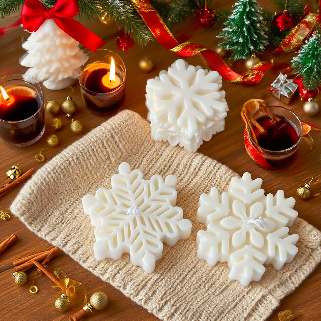 1Pc Christmas Snowflake Scente - Home Fragrance In French ulasan dan harga