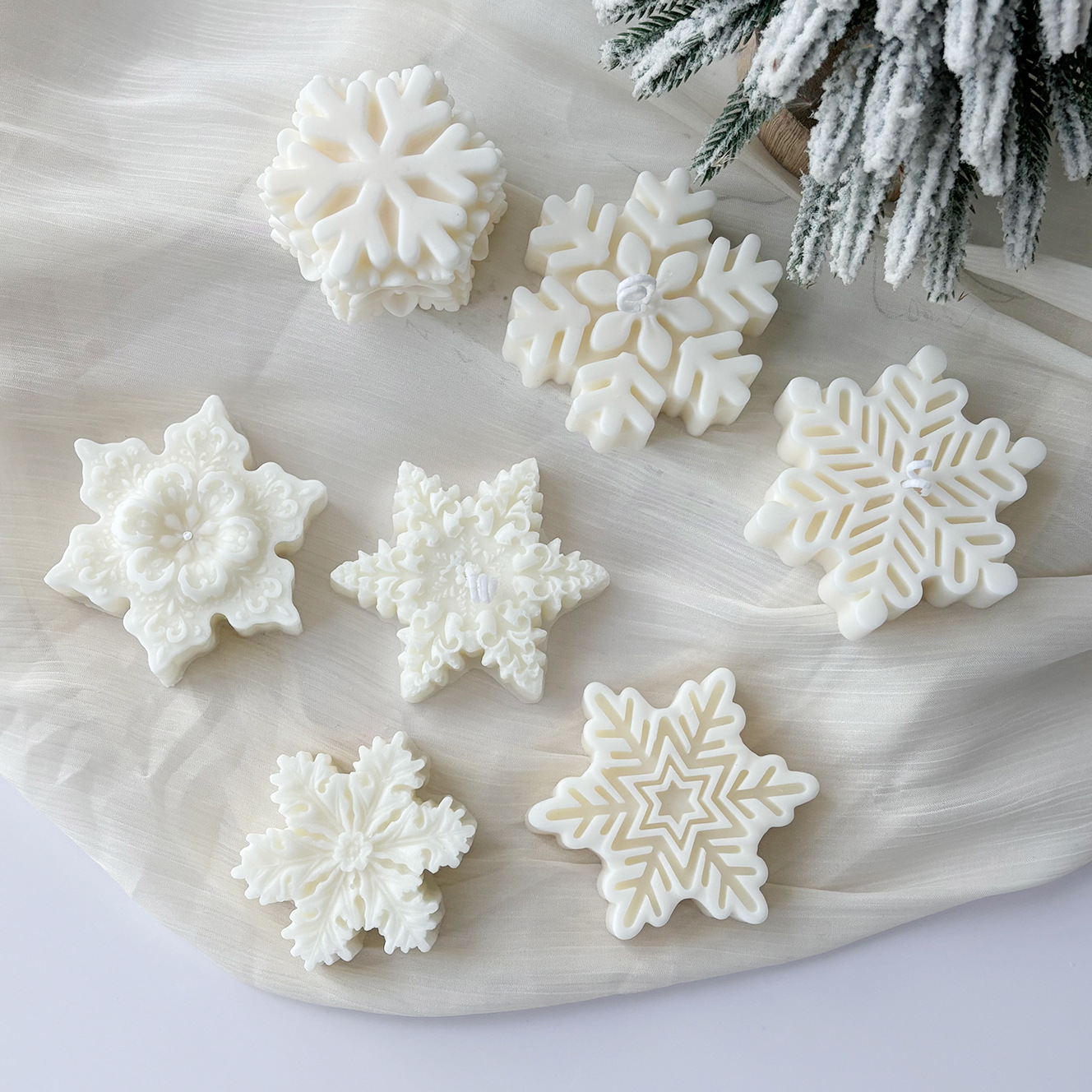 1Pc Christmas Snowflake Scente - Home Fragrance In French ulasan dan harga