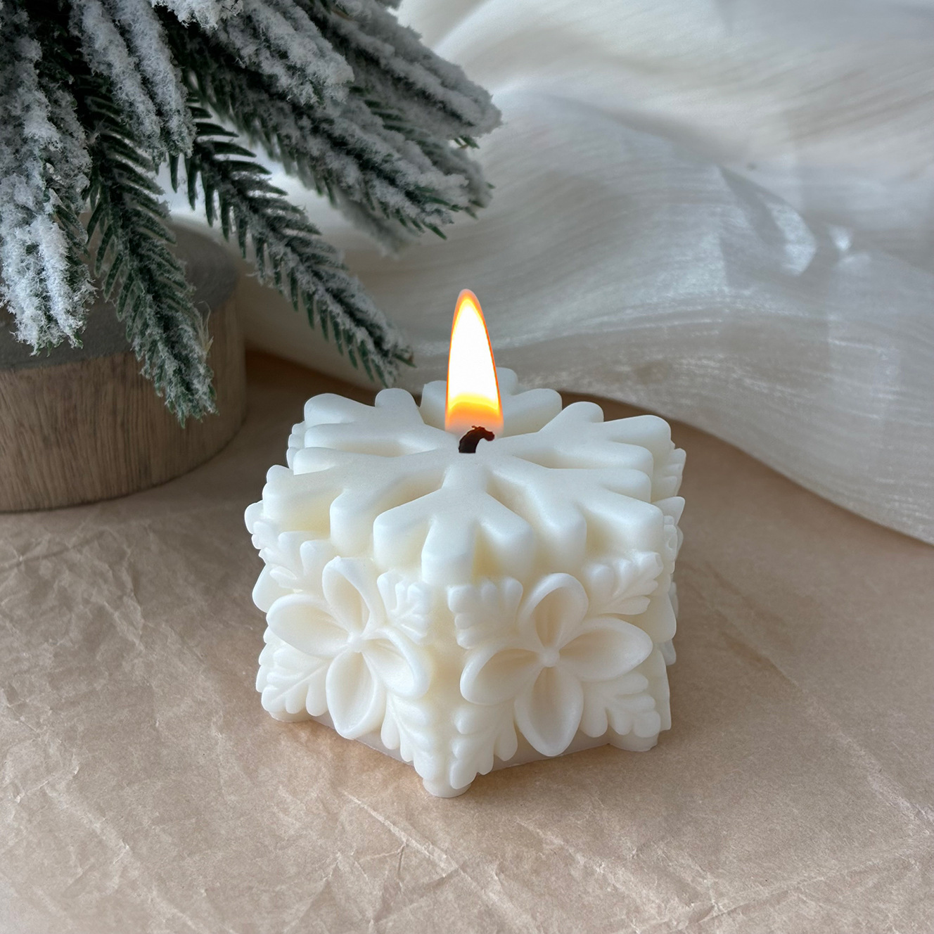 1Pc Christmas Snowflake Scente - Home Fragrance In French ulasan dan harga