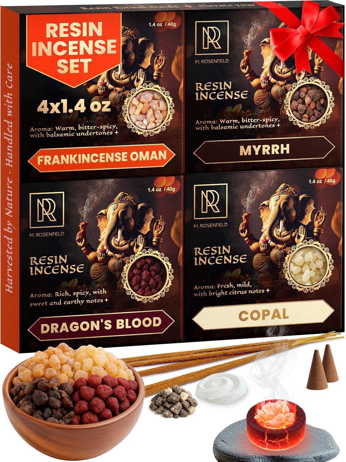 Natural Resin Incense Set: Fra - Home Fragrance Incense ulasan dan harga