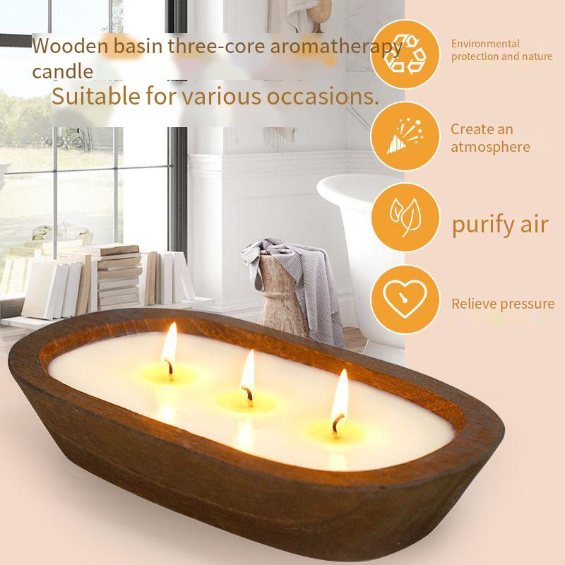 Wooden Wick Soy Wax Candle Tri - Home Fragrance Large ulasan dan harga