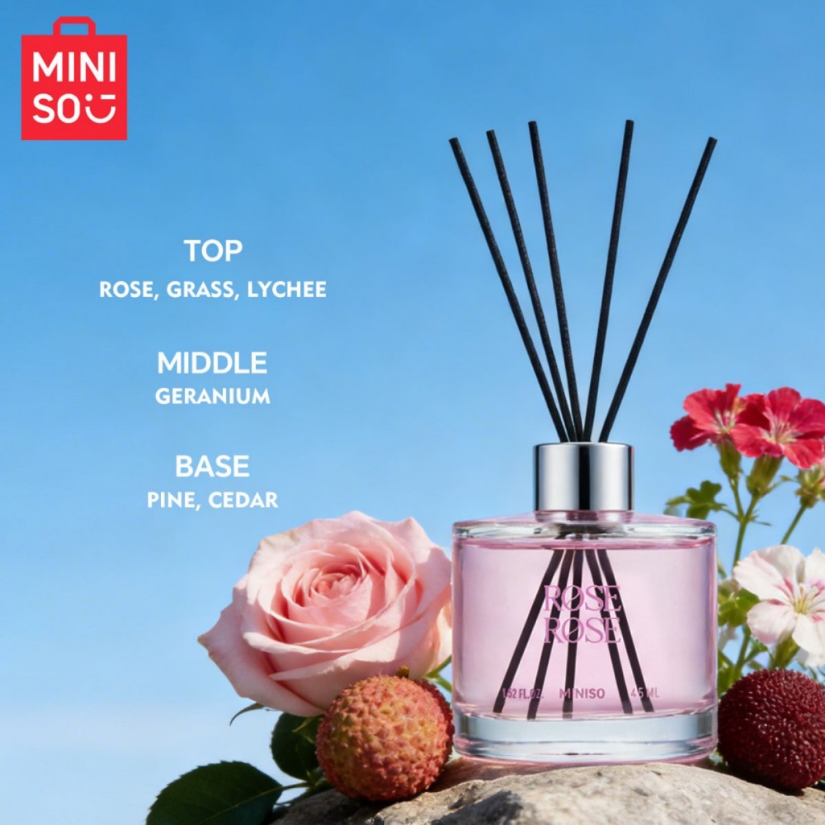 MINISO Flower Fragrance Series - Home Fragrance Aroma Set ulasan dan harga