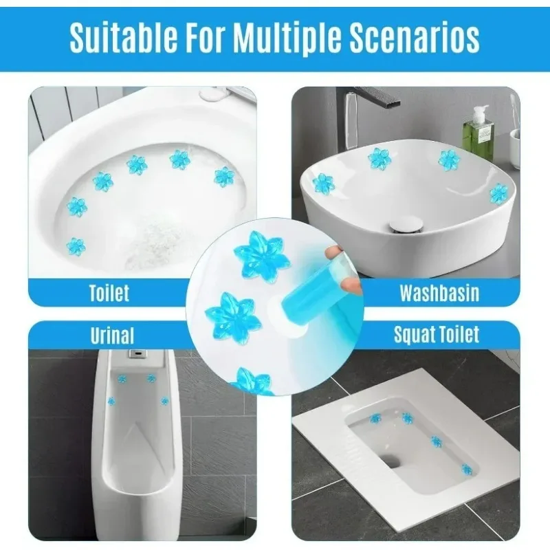 1/10x Flower Toilet Cleaner Ge - Gel Air Freshener ulasan dan harga