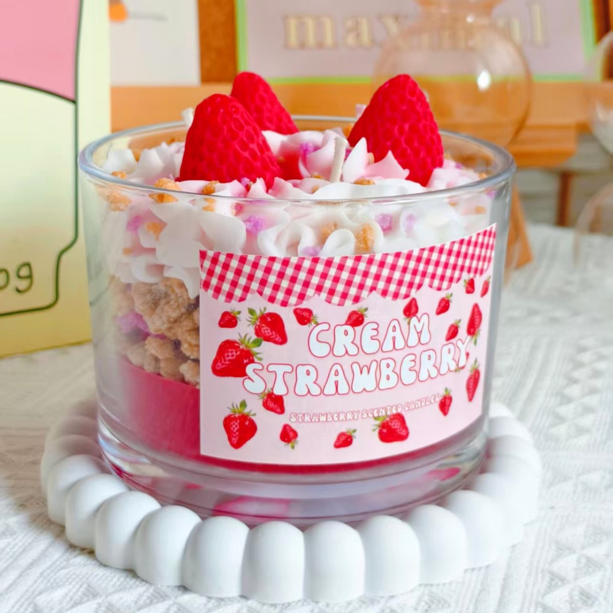 Handmade Fruit Cream Cup Scent - Home Fragrance Set Gift ulasan dan harga